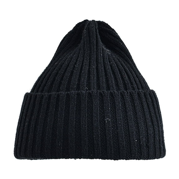 Toddler Beanie for Boys Girls Warm Knit Stocking Cap Kids Winter Hat, Unisex Warm Cap, for 1-5 Years,black