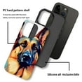 thumbnail image 3 of Punmada for iPhone 13 14 Compatible with Magsafe Full Body Protective Glossy Case, For Girl Boy Shockproof Magnetic Charge Esthetics Pattern German Shepherd Dog, 3 of 7