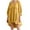 Yellow, variant on Lilgiuy Trendy Women's Casual Over Sized Sweatshirt Long Sleeve Dress Round-Neck Ladies Patchwork Mini Dresses for Work Office Business