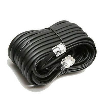 Cable de extensión telefónica ImbaPrice RJ11 de 25 pies, color negro