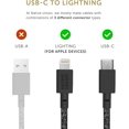thumbnail image 2 of Native Union Night Cable -10ft Durable USB-C Charging Cable with Weighted Knot(Cosmos), 2 of 7
