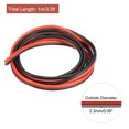 thumbnail image 2 of 2 Conductor Parallel Silicone Wire 18AWG 18 Gauge Red Black Electrical Wire Tinned Copper 1m/3.3ft, 2 of 6