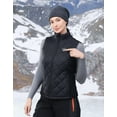 thumbnail image 3 of KEMIMOTO Winter Heated Vest for Women Quilted Vest w/ 10000mah Battery Pack with APP Control Heating, 3 of 7