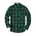 thumbnail image 5 of COOFANDY Men's Flannel Plaid Shirts Long Sleeve Button Down Shirts Casual Fall Shirt Jacket, 5 of 6