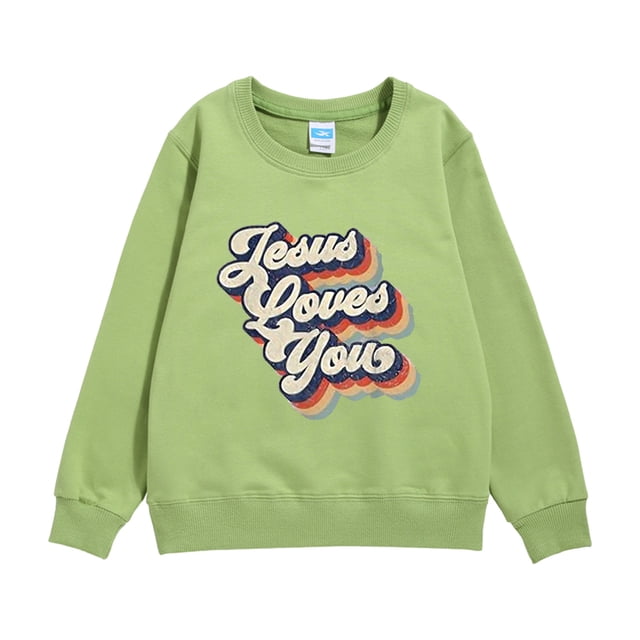 AJIWYH Chandails pour Garçons, Style Rétro Vintage à Motif Graphique Imprimé, Chandail Chaud à Col Rond pour Enfants, Chandail de Noël pour Enfants Bleu, 3-4 Ans