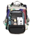 thumbnail image 3 of 2025 New Fashion Ink Painting Backpack Leisure Backpack Three-purpose Multifunctional Large Capacity Travel Bag, 3 of 11
