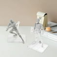 thumbnail image 4 of 10PCS 2 Styles Action Figure Stand Assembly Action Figure Display Holder Base Display Stand Set Model Support Display Stand Suitable for 6-7 inch figures, 4 of 6