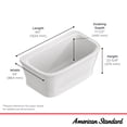 thumbnail image 5 of American Standard Bathing 2967004.020 Aspirations 60" Free Standing Acrylic, Fiberglass, 5 of 5