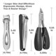 thumbnail image 2 of Large Nail Set, 3-Pack Sharp Nail Clippers for Men and Women (High Quality, Large Size, Hea, 2 of 4