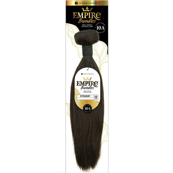 Sensationnel Empire Bundle weave hair - human hair extensions unprocessed bundle hair - Empire Bundles Straight 1 pack (16 inch, NATURAL)