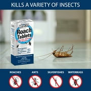 Avenger 6 oz. Roach Killer Tablets, 40% Boric Acid, Odorless Formula, Kills Roaches, Ants, Water Bugs and more (2-Pack)