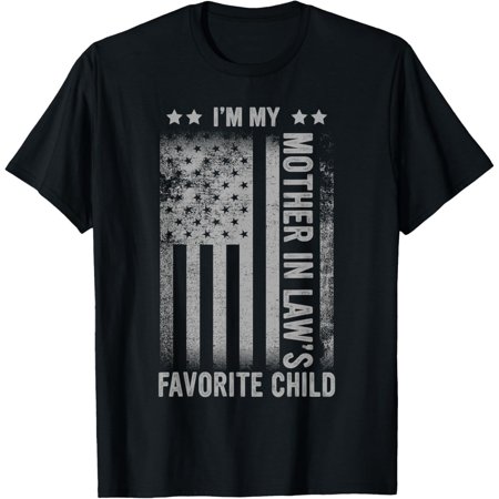 Playful Comfort Tee - I'm My Mother In Law's Favorite Child Funny Men Father's Day T-Shirt