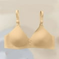 thumbnail image 2 of Uqiangy Push Up Bra Plus Size Senior Bras for Women Front Closure Sports Bras for Women Corset Tops Plus Size Bras for Women Sport Bra Light yellow XL, 2 of 9