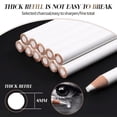 thumbnail image 2 of Juego de 10 Lápices de Carbón Bearachild Blanco Natural, 2 of 6