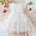 thumbnail image 2 of Baby Girl 3D Flower Princess Dress Birthday Wedding Sundress for 12M-5T, 2 of 4