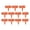 Red, variant on 10Pcs Decorative Garden Fence,Imitation stone Fences Animal Barrier Outdoor for Yard, Flower Bed Edging Ornamental Border Panel for Dogs, Rabbits, Dig Defence, Garden Decor