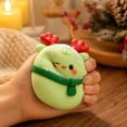 thumbnail image 3 of Christmas Reindeer Squishy Squeeze Toy Stress Relief Slow Rising Fidget Ball for Kids Adults Teens Anxiety Relief Classroom Travel Goodie Bag Filler Stocking Stuffer, 3 of 4