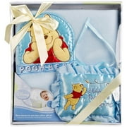 Disney Pooh Boxed Fleece Blanket & Satin