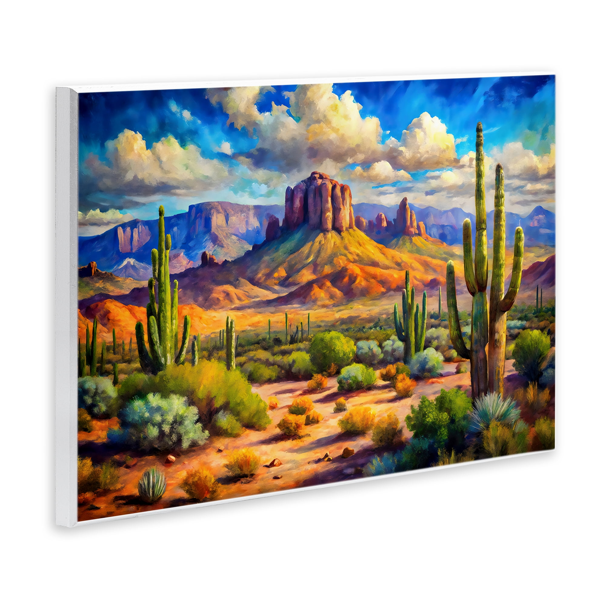 Stupell Industries Majestic Saguaro Desert Landscape Wall Plaque Art, design by Creative Studio