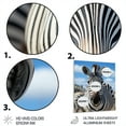 thumbnail image 3 of Designart "Africa Zebras euphony" African Metal Wall Decor, 3 of 5