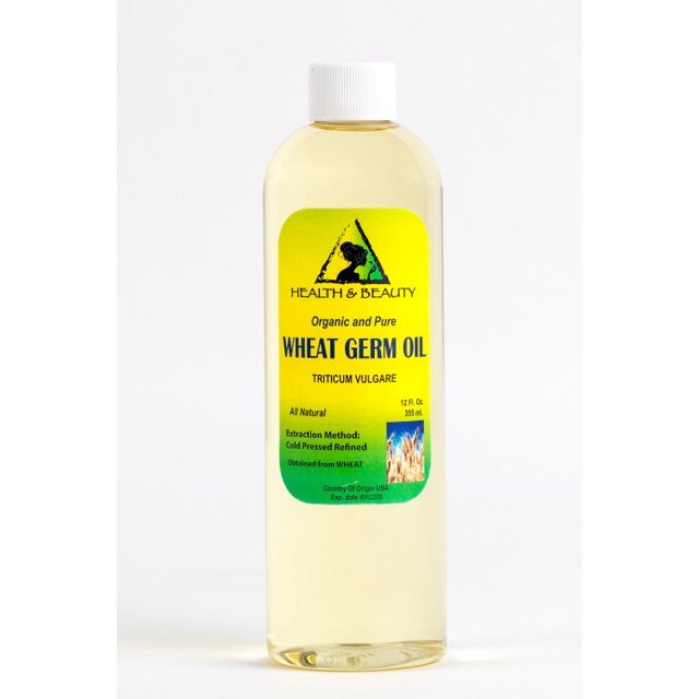 Huile de Germe de Blé Raffinée Biologique, Transporteur, Pressée à Froid, de Qualité Supérieure, 100 % pure, 24 oz