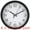 Black, variant on Unique Bargains Silent Non Ticking Battery Operated Modern Wall Clocks White
