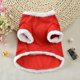 thumbnail image 5 of Disfraz de Navidad para mascotas, ropa de Navidad para mascotas con patrón de AMOR de felpa roja, ropa para mascotas muy versátil, 5 of 8