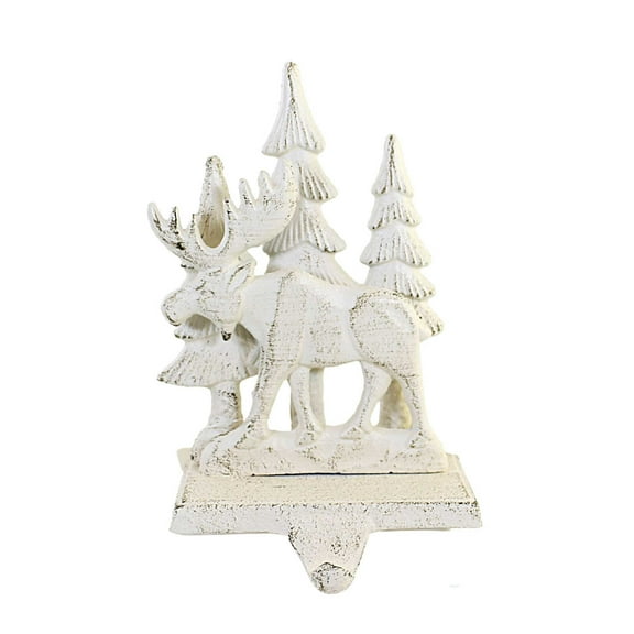 Christmas Woodland Animal Stocking Holder Iron Winter Trees Weighted