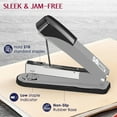 thumbnail image 5 of Metal Stapler Heavy Duty 50 Sheet Capacity with 1500 Staples and Staple Remover, White Stapler Full Strip Staplers for Desk, No Jam, Non-Slip Office Stapler with Staples for Office & Classroom, Gray, 5 of 7