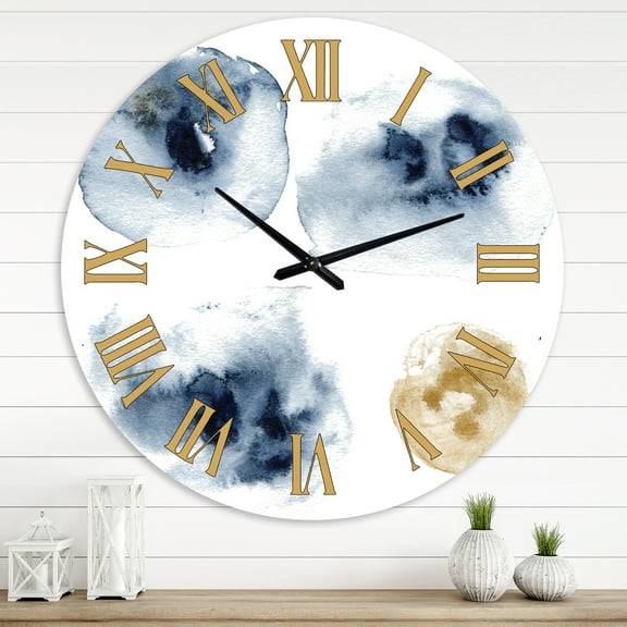 Designart 1 in Modern,Contemporary Wall Clock