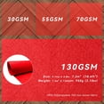 thumbnail image 3 of Pasillo de alfombra roja EZLucky 0,8 x 9,14 m, fieltro no tejido de 130 GSM, 3 of 8