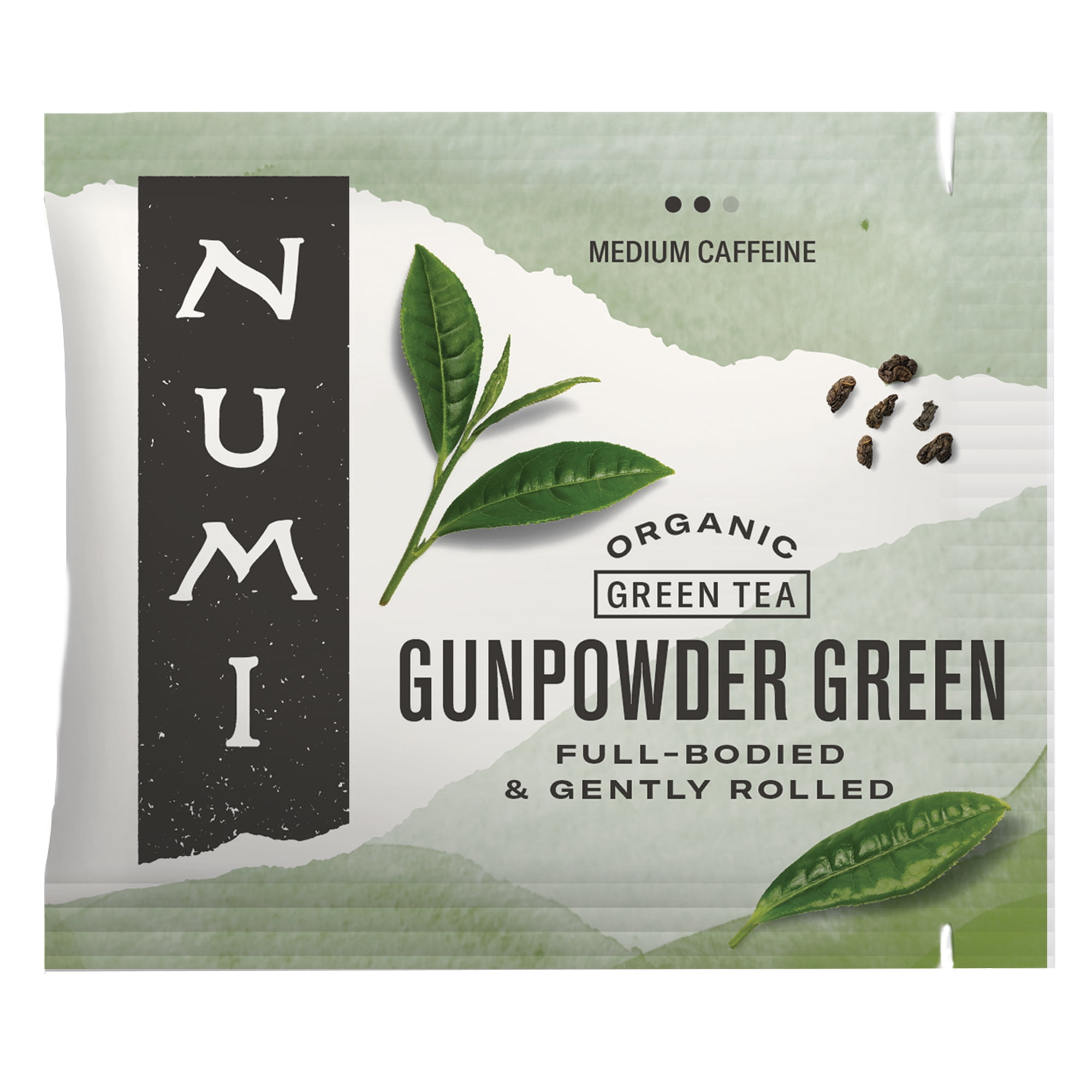 Numi Organic Gunpowder Green Tea, 18 Count Microplastic Free Tea Bags