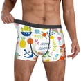 thumbnail image 2 of Kdxio Men's Boxer Briefs with Summer Animal Print - Comfortable and Breathable Underwear for Everyday Wear, 2 of 7
