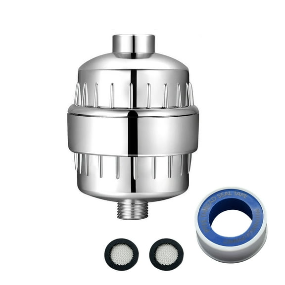 iFJF 15 Stage Shower Filter Assembly Remove Chlorine Heavy Metals and Other Sediments High Output Hard Water Filter Efficient Filtration Improves Water Quality