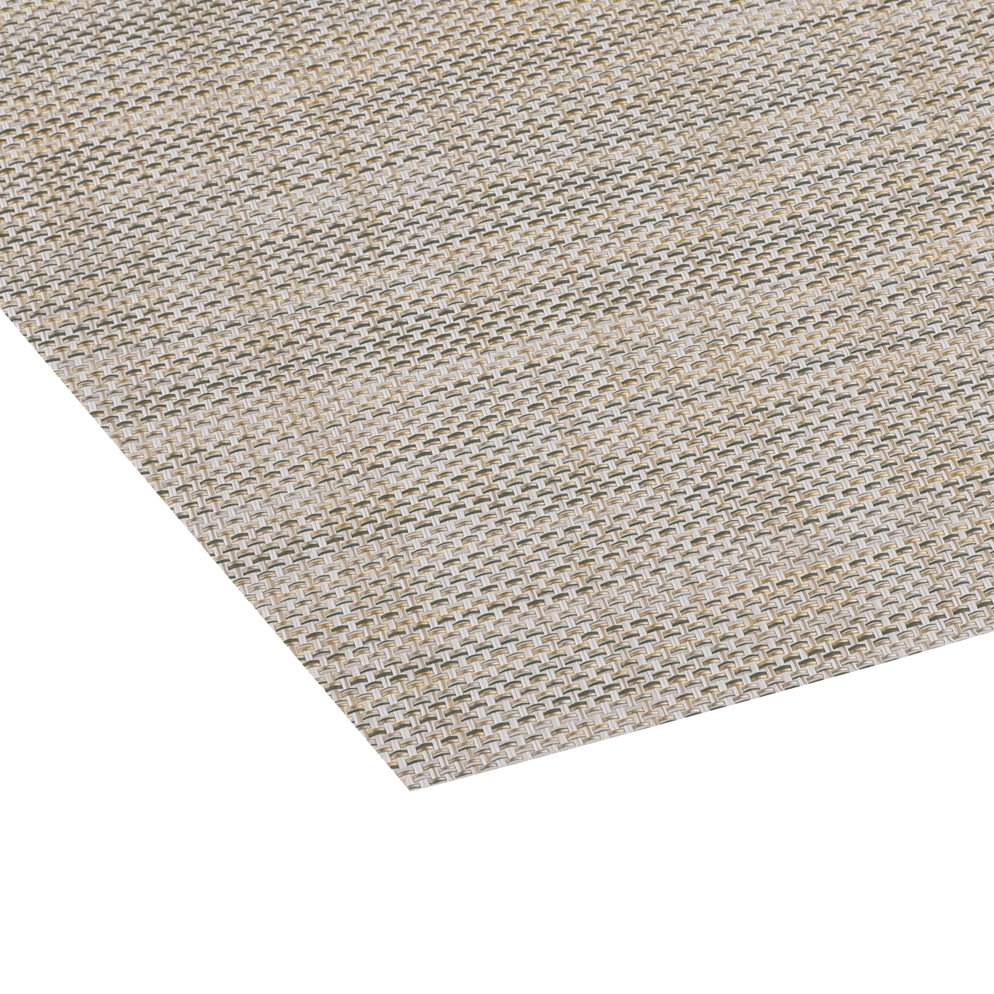 Unique Bargains Table Placemats Set of 6 Placemats Heat Resistant Table Mats Wipe Clean Beige 18x12 inch