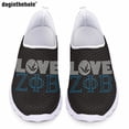 thumbnail image 1 of Zapatillas de deporte informales de verano Doginthehole para mujer, zapatos planos sin cordones de malla ligera y transpirable de la hermandad Phi Beta Sigma, 1 of 5
