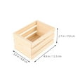thumbnail image 2 of CTIRCHIU 3Set Mini Crates Mini Crates Beige Pine Wood For Craft Projects, 2 of 8