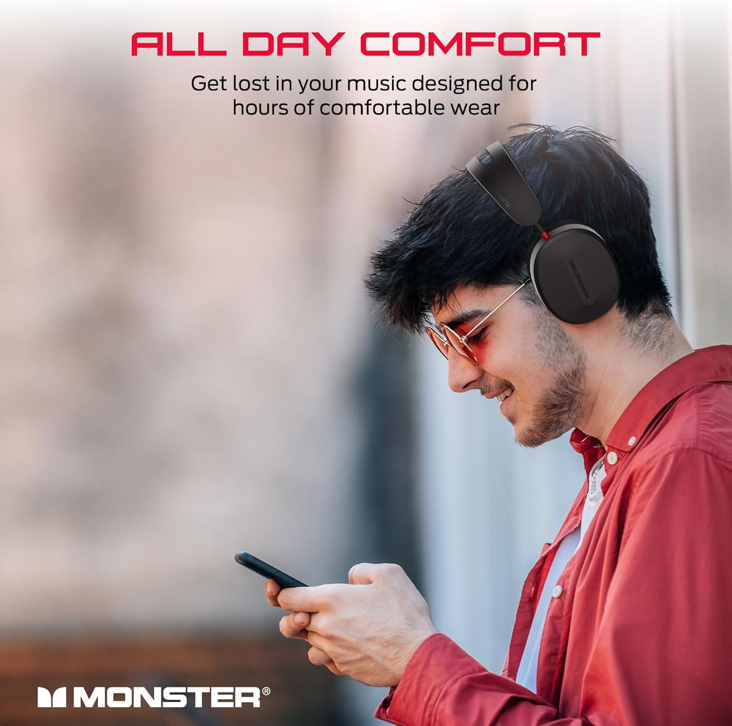 Monster Elements Air Wireless On-Ear Headphones, Lightweight Monster Elements Air Wireless On-Ear Headphones, Lightweight