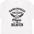 thumbnail image 4 of Inktastic Handpicked for Earth By My Mimi in Heaven with Angel Wings Boys or Girls Long Sleeve Toddler T-Shirt, 4 of 5