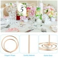 thumbnail image 3 of Uxcell Metal Place Card Holder Memo Clip Holder with Round Clasp 24 Pcs Rose Gold 3.3 Inch, 3 of 5