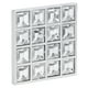 thumbnail image 3 of Tirador de puerta de armario con 16 rejillas de cristal cuadradas para cajones de armarios, armarios, etc., con doble orificio, 3 of 8