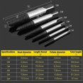 thumbnail image 3 of STONEGO Ensemble de 5 Pcs/6 Pcs Tournevis Extracteur de Perceuse en Acier au Carbone Double Face, 3 of 5