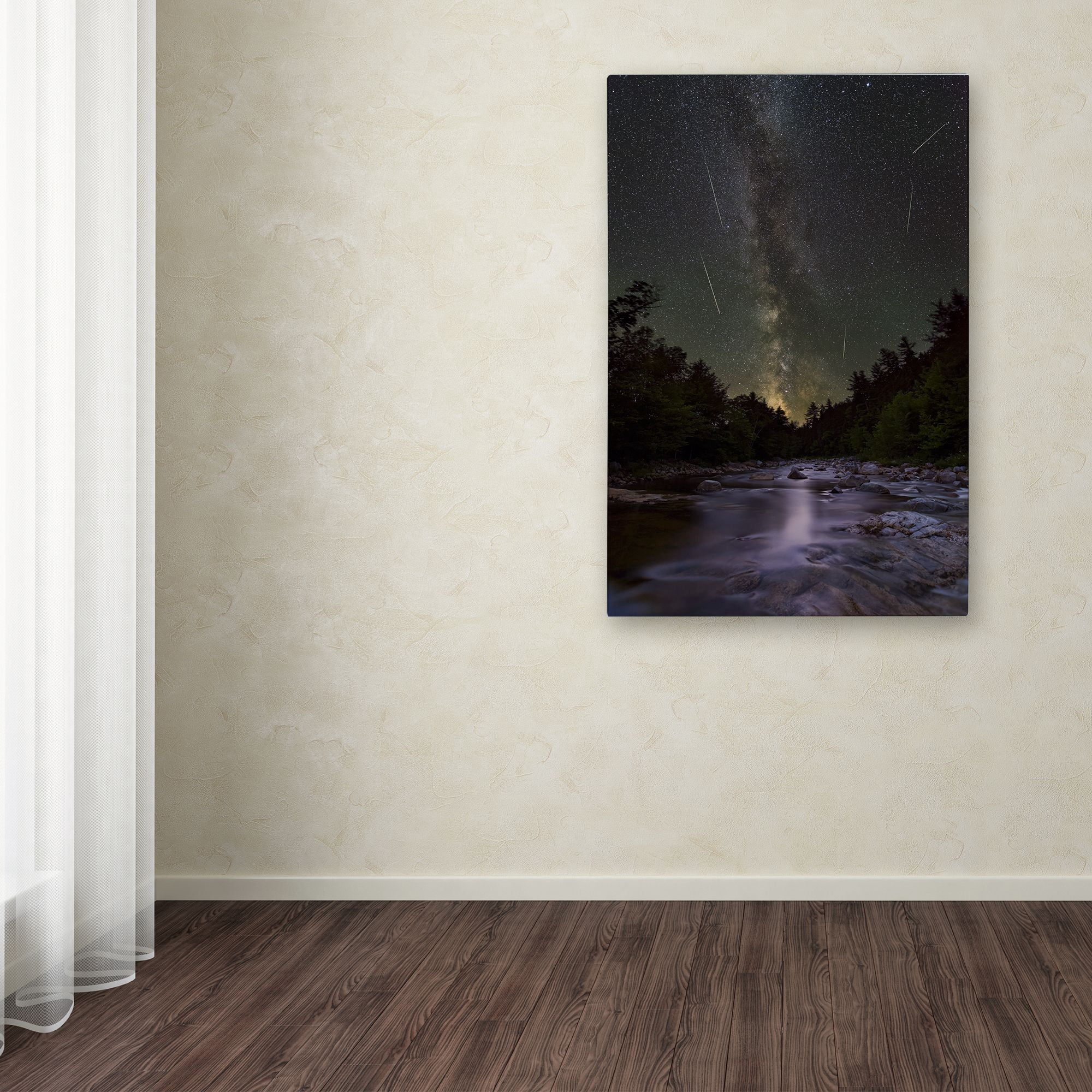 Trademark Fine Art "River Runs Through" Canvas Art by Michael Blanchette Photography