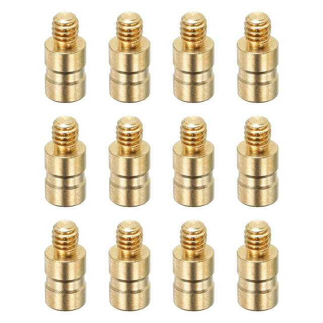 Inserción de Latón para Flechas de Tiro con Arco de 25 Granos Uxcell, 16 Paquetes para Flechas de Carbono de 0.244"