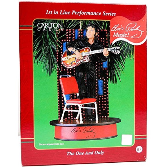 Elvis Presley - The One and Only 1st Carlton Cards 2001 Christmas Ornament