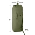 thumbnail image 6 of Rothco G.I. Style Canvas Double Strap Duffle Bag, 6 of 12
