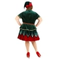 thumbnail image 3 of Women's Plus Deluxe Holiday Elf Costume, 3 of 4