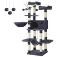 thumbnail image 1 of Feandrea Árbol para Gatos, Torre Grande para Gatos, 164 cm, con Hamaca, Condominio para Gatos, Gris, 1 of 9