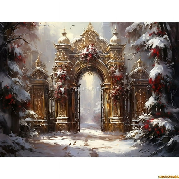 Merry Christmas Background Cosy Living Room With Xmas Tree ration Snow New Year Winter Holiday Photography Backdrops XM-0