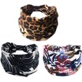 thumbnail image 3 of 3 Pack Bandeau Élastique Large pour Femmes Sport yoga Bandeau, 3 of 7